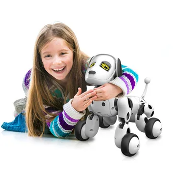 

2018 Intelligent RC Dog toy Sing Dance Walking Robot Remote Control Electronic Dog Pet Toy For Children dropshipping