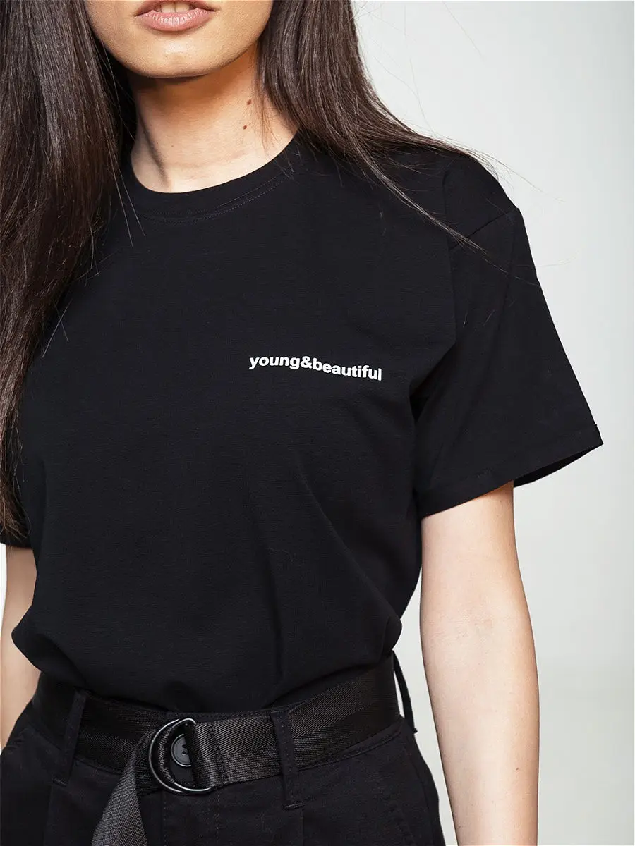 

Young&beautiful female t shirt casual summer t-shirt for lady white cotton tees