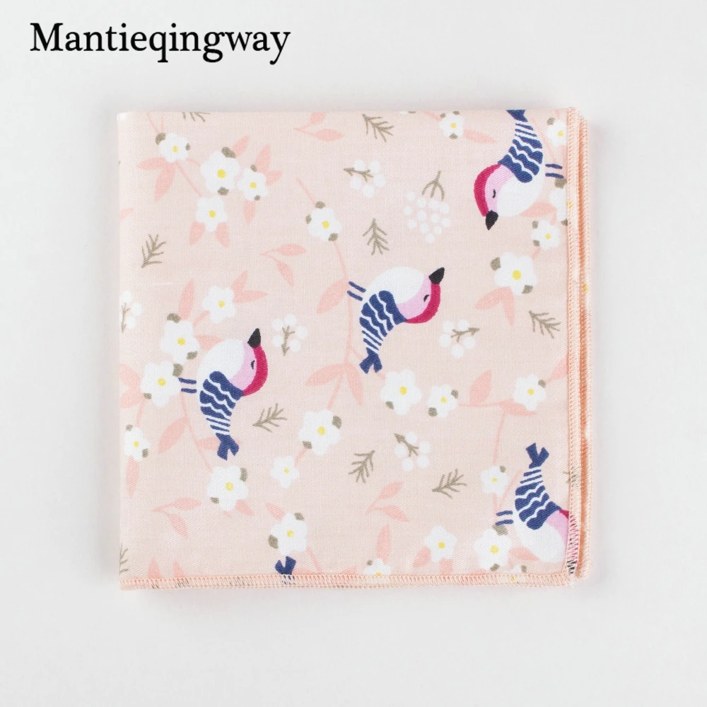 

Mantieqingway Cotton Mens Suit Wedding Handkerchiefs Chest Towel Cartoon Pocket Square Formal Pocket Hanky Ladies Hankies