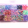 Perles rondes acryliques en vrac, diamètre 4/6/8/10mm, 30 à 200 pièces, pour collier, Bracelet, bricolage, fabrication de bijoux, vente en gros ► Photo 2/6