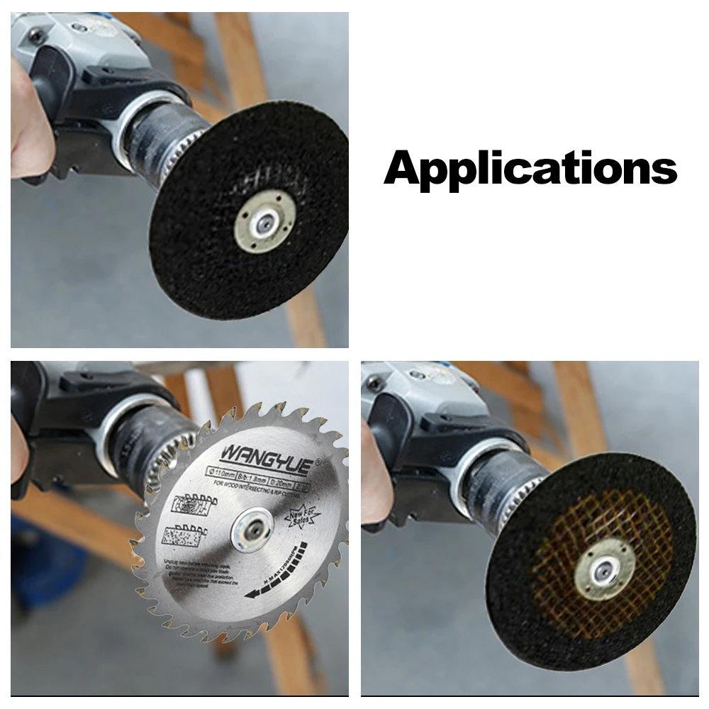 

Electric Drill Variable Angle Grinder Mandrel Adapter Disc Holder Kit Spanner Polish Wheels Set Angle Grinding Machine