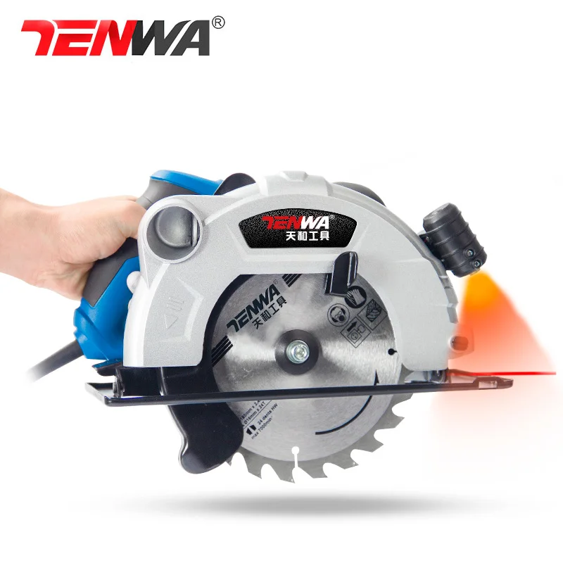 

Tenwa 1500W Electric Circular Saws Woodworking Home Improvement Tools 220V 7 Inch Mini Multifunction High Power Circular Saws