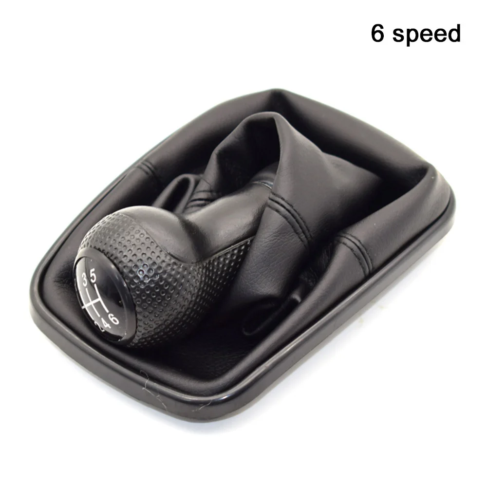 Hot 23mm For Golf 4 IV MK4 GTI R32 Bora Jetta 5/6 Speed Black Frame Gear Shift Knob Lever Gaiter Boot 1999-2004 - Название цвета: Black