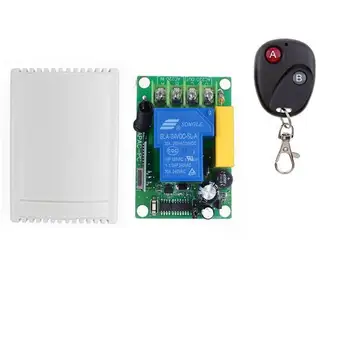 

Rf Remote Control Receiver AC 220V 30A Wireless Remote Control Switch Control Garage/Roller/Sliding Gate Door /Motor