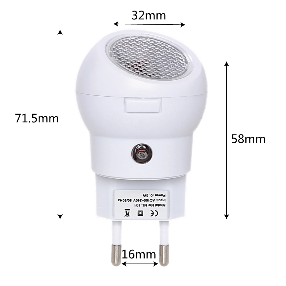  iTimo Atmosphere LED Night Light 360 Manual Rotation Bedroom Lamp EU Plug Novelty Lamp Convenience  - 32799430807