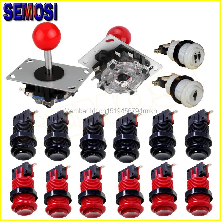 Jamma Kit Arcade with Sanwa Joysticks Push Button with microswitches for Arcade Machine DIY Set