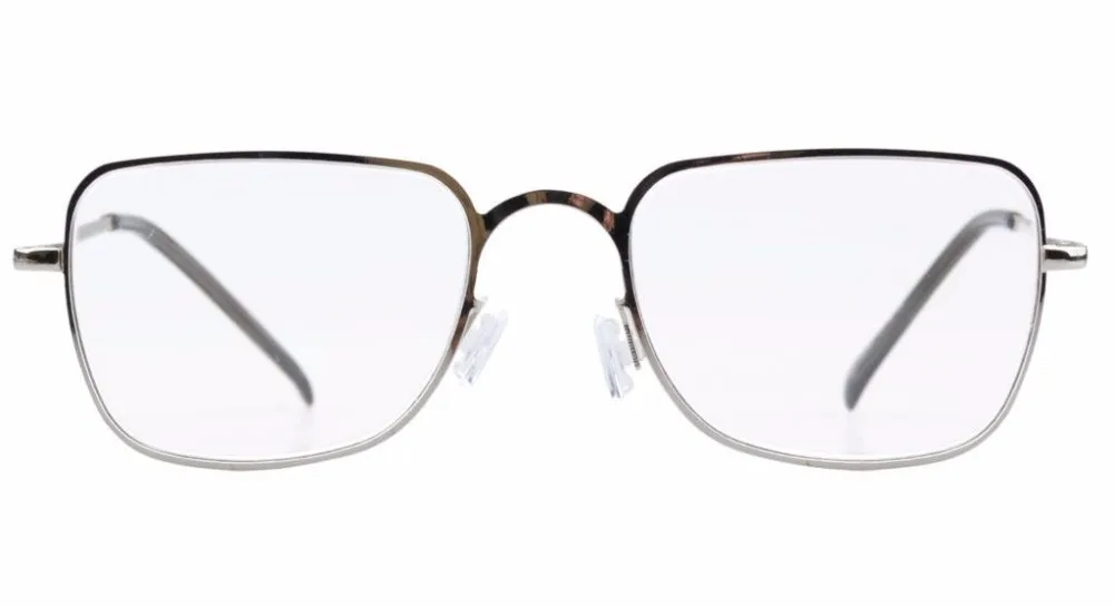 R1501 окуляр из нержавеющей стали рама пружинные петли очки для чтения+ 4,5/5,0/5,5/6,0/6,5/7,0/7,5/8,0