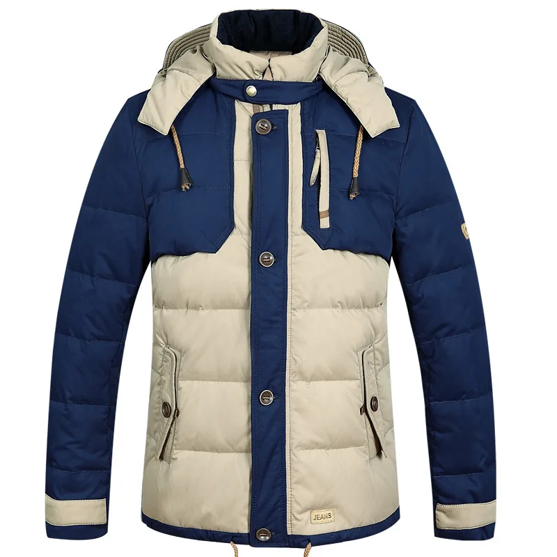 New winter casual high grade thickened warm white ...