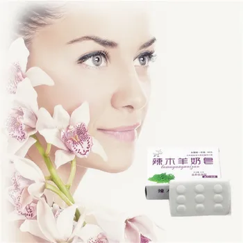

Anti Wrinkle Anti Aging Facial skin Whitening Lifting Firming Goat milk handmade soap 1Pcs/40g mild-free stimulation