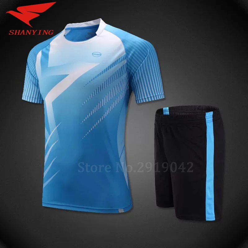 Prix pour 2017 Badminton ensembles Hommes de, badminton de sport vêtements, Tennis De Table Uniformes, vêtements de tennis chemise + shorts Noir 1 set Y1501 Prix pour 2017 Badminton ensembles Hommes de, badminton de sport vêtements, Tennis De Table Uniformes, vêtements de tennis chemise + shorts Noir 1 set Y1501