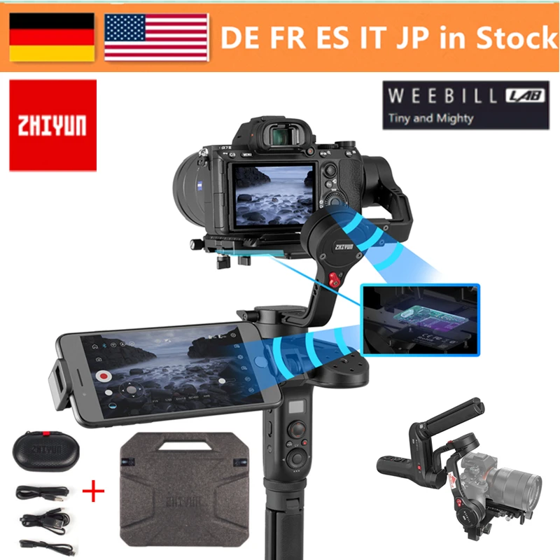 Beste Zhiyun Weebill LAB 3 Axis Wireless Afbeelding Transmissie Camera Stabilisator voor Mirrorless Camera Oled scherm Handheld Gimbal