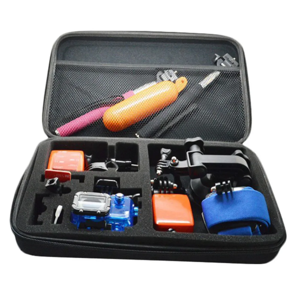 Buy Cheap Protable Waterproof Collection Box Action Camera Bag for Gopro Hero 4 3 + 2 1 SJCAM Xiaomi Yi Sports DV Gopro Accessories