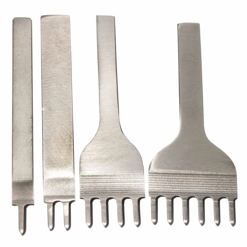 High Quality 6mm Leather Craft Tool Hole Punches Lacing Stitching Punch 1/2/4/6 Prong for Home