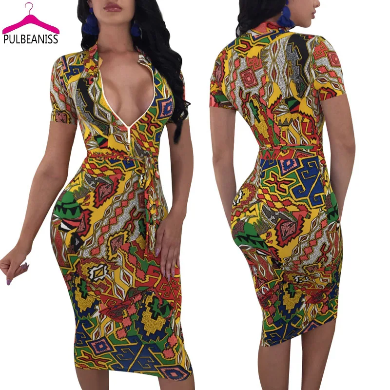 PULBEANISS Vestido De Verano 2018 женские летние платья Одежда для Для женщин Femme короткий рукав