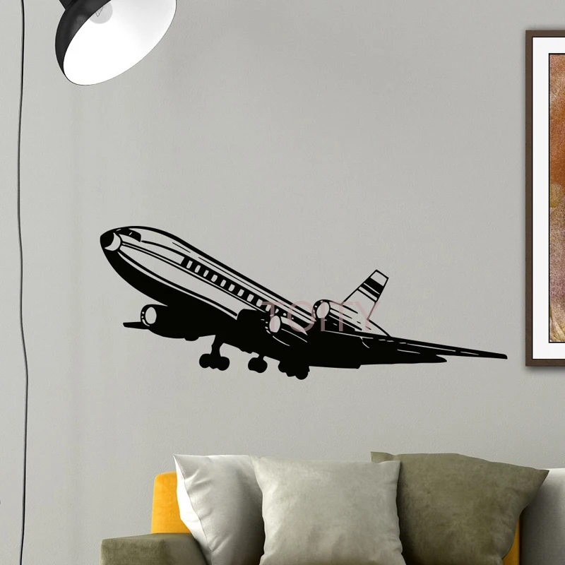 Vinyl Sticker Art Home Decor Design Mural Airplane Wall Decal Air