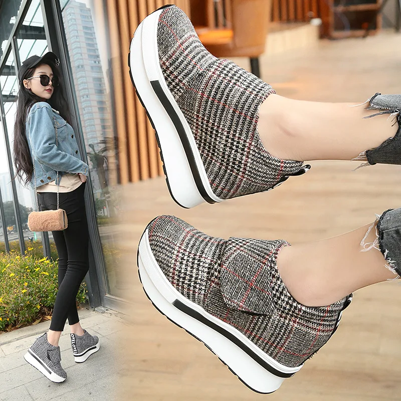 

Shoes Women Wedges Platform Shoes Woman Casual Trainers Shoe High Heels