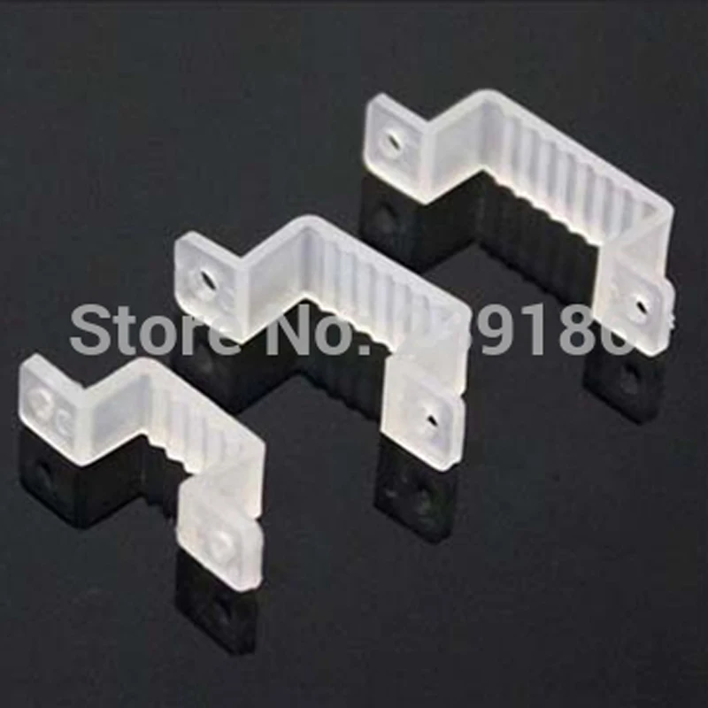 

50PCS LED Connector Silicon Clip for Fixing 3014 5050 3528 5630 Full Color 5050 RGB LED Strip