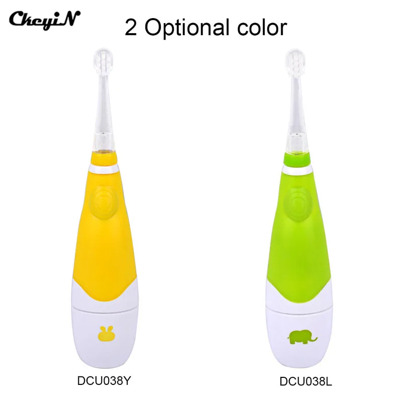 Kids Baby Electric Toothbrush Sonic vibration Tooth Brush Cleanser with