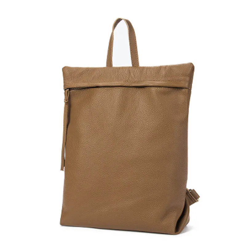 

YISHEN Fashion Casual Genuine Leather Women's Backpack Solid School Bags For Girls Female Travel Bags Women Backpack MLT6212