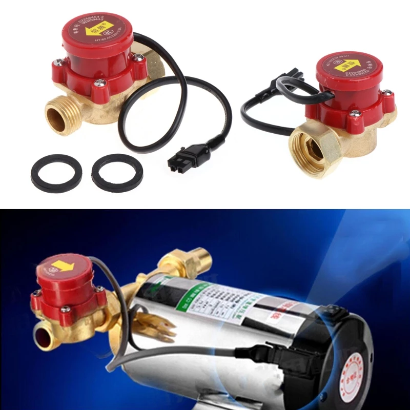 

220V 60-90W Male Thread G1/2 Connector Circulation Pump Water Flow Sensor Switch M15