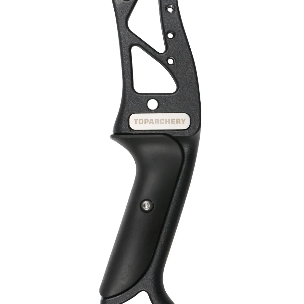 56 pulgadas 30-50lbs arco recurvo elevador de Metal caza tiro arco negro entrenamiento empuñadura envío gratis - 4