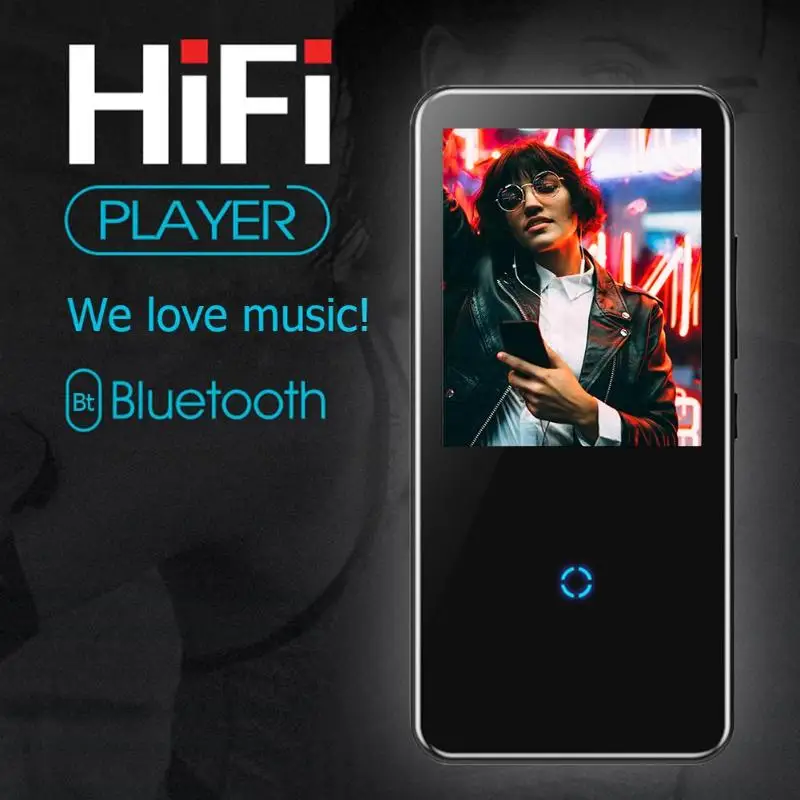 M600 8G/16G MP3 Player Bluetooth Mini 2.4 inch Touch Screen MP3 HiFi Music Player Ebook FM Voice Recorder Support Lossless Sound