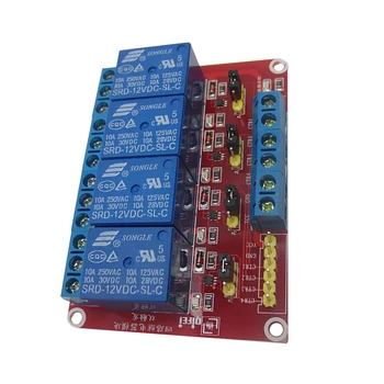 

12V 4 Channel Relay Board Module for Raspberry Pi ARM AVR DSP PIC