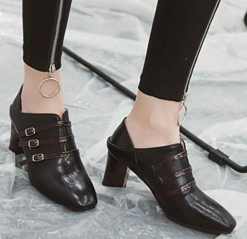 Женская офисная обувь chaussure femme женские туфли лодочки на не сужающемся книзу