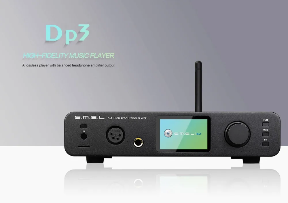 SMSL DP3 USB DAC Bluetooth наушники аудио декодер ES9018Q2C Hifi Bluetooth Dac аудио усилитель сбалансированный DSD цифровой плеер Усилитель