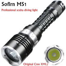 MS1 Scuba Diving Flashlight 18650 Light Dive Torch Powerful Cree LED XM-L2 Underwater Flashlight Waterproof Diving Lamp lanterna
