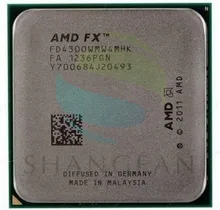 Четырехъядерный процессор AMD FX серии FX4300 3,8 ГГц FX 4300 FD4300WMW4MHK 95 Вт Разъем AM3 +