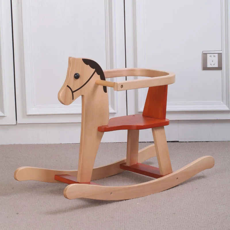 Child small horse rocking chair baby shook his horse birthday gift toy