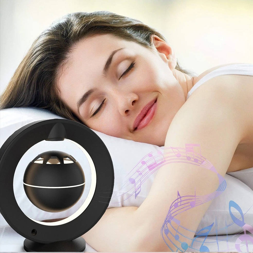 Original ACGAM C1 Magnetic Suspension HD Surround Sound Luminescent Bluetooth 4.0 Sound LED Soft Light Base Wireless Speaker