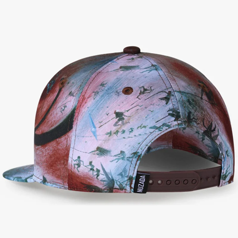 Women Men 3D Printing Baseball Cap Unisex Flat Hop Hip Snapback Caps Fashion Boys Girls Urban Personality Adjustable Hat CP0029 (11)