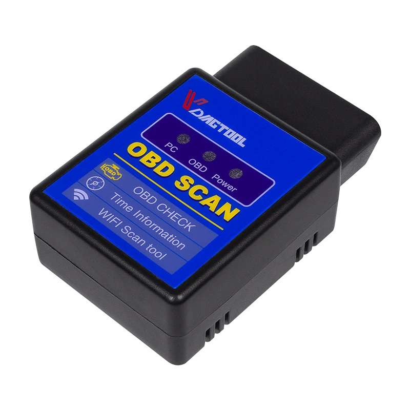 Vdiagtool OBD2 ELM327 Wi-Fi диагностический инструмент OBDII сканер беспроводной ELM327 код ридер для Android/IOS/PC