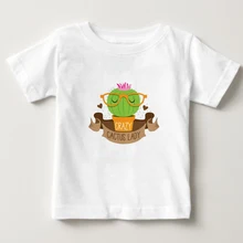 children Stylish Cactus Pattern T shirt Summer t-shirt Lovely White Short sleeve t Shirt New Cozy tee girl/boy shirts tops 3T-8T цена children Stylish Cactus Pattern T shirt Summer t-shirt Lovely White Short sleeve t Shirt New Cozy tee girl/boy shirts tops 3T-8T цены онлайн