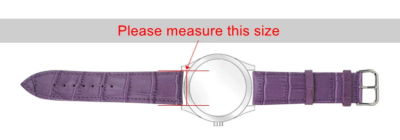 26 мм ремешки для часов из натуральной кожи универсальный ремешок для часов Пряжка из нержавеющей стали унисекс браслет на запястье