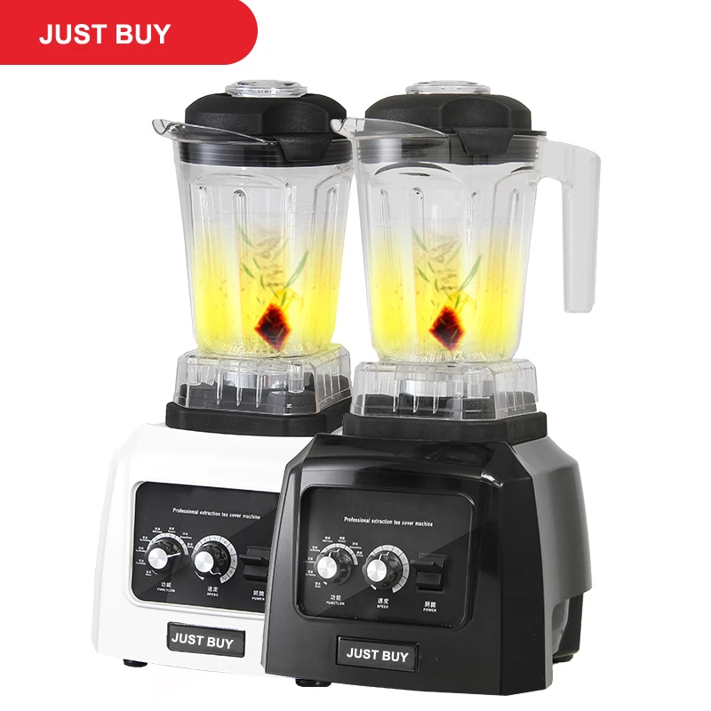

Commercial Milk Tea Ice Smoothie Grain Blender Food Processor With Timer