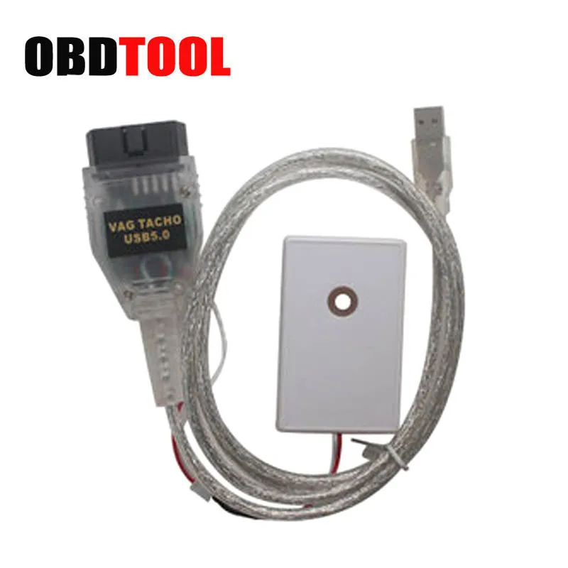 

ObdTooL VAG Tacho Pro 5.0 USB ECU Chip Tuning Tool OBD2 OBDII Vagtacho V5.0 Diagnostic Cable For NEC MCU 24C32 Or 24C64 JC10