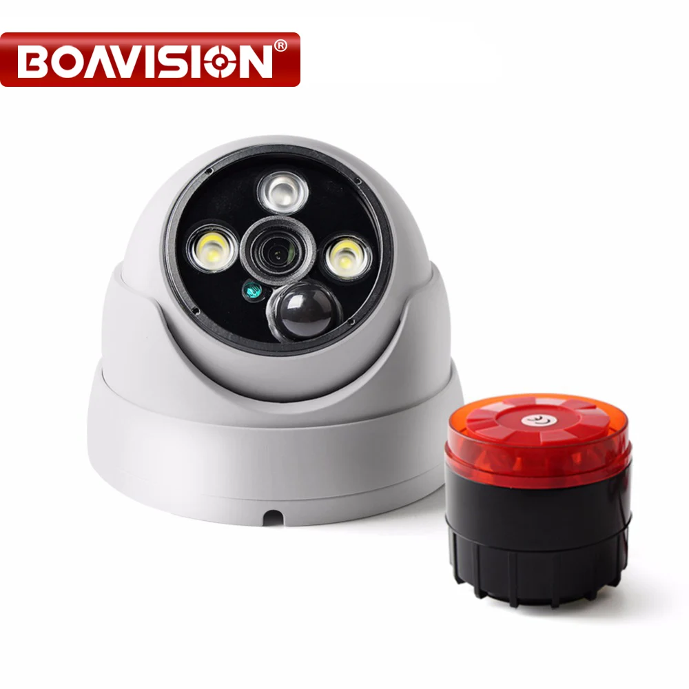 

2.0MP IP Camera Security PIR Sensor With Alarm Speaker Waterproof IP67 Outdoor Night Vision IR 20M HD 1080P 4 In 1 Dome Camera