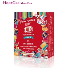 HoozGee Love Pudding Condoms Extra Safe Super lubrication Ultra thin Latex Condom for Men Sex Toy