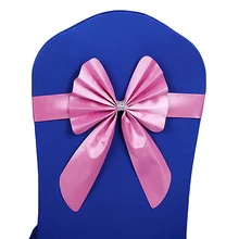 20 шт. Стул пояса стул пояса цветок украшение свадебный Чехол для стула ремень галстуки высокого качества стул украшение домашний текстиль