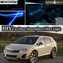 Novovisu для dvd-плеер для Toyota Venza подкладке окружающий свет атмосферу волоконно-оптического диапазона огни внутри двери Панель освещение не EL свет