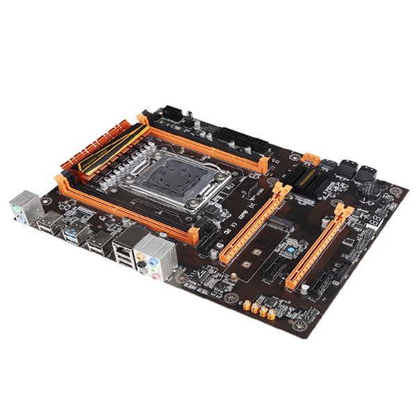 Huanan Zhi X79 PRO Материнская плата X79 для Intel LGA 2011 E5 2660V2 2680V2 DDR3 1333/1600/1866 МГц 64 Гб M.2 PCI-E NVME блок питания ATX материнская плата