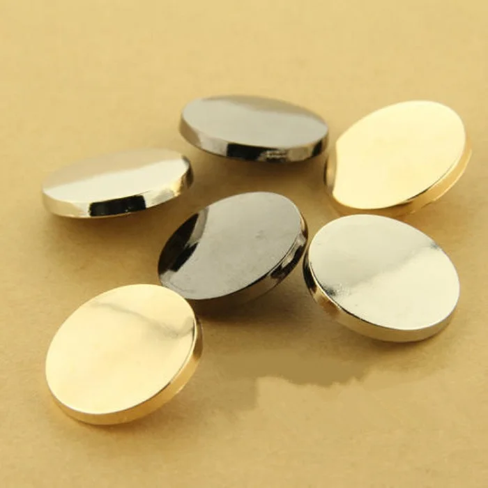 

12.5/15/20/25/30mm metal Shank Buttons for trousers Suit coat handmade Gift Box Craft DIY favor Sewing Wh