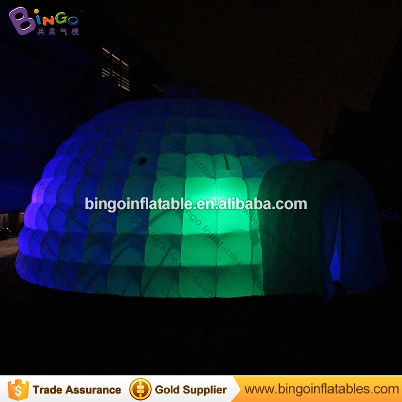 Lighting Dome Tent Type Inflatables folding tent tents for events 6*6*3M Dome Igloo Childrens Tents