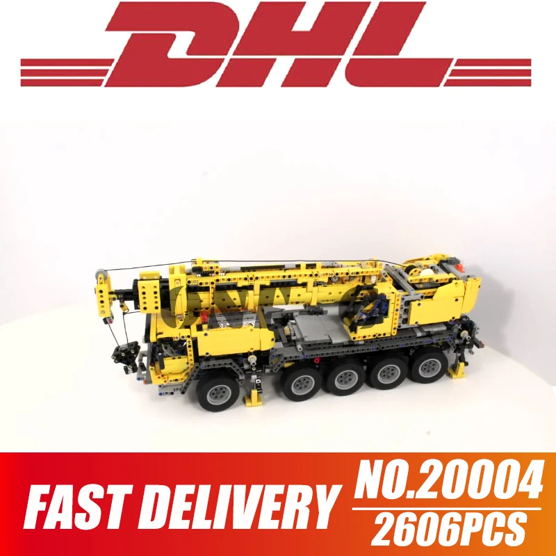 Строительные блоки мобильный кран MK II 20004 2606 шт. Совместимость с lego technic 42009