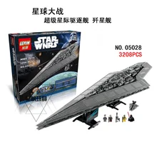 HOT Star Wars Destructor Estelar Imperial Modelo 75055 Bloque de Construccion Minifiguras Ladrillos Juguetes Compatible con
