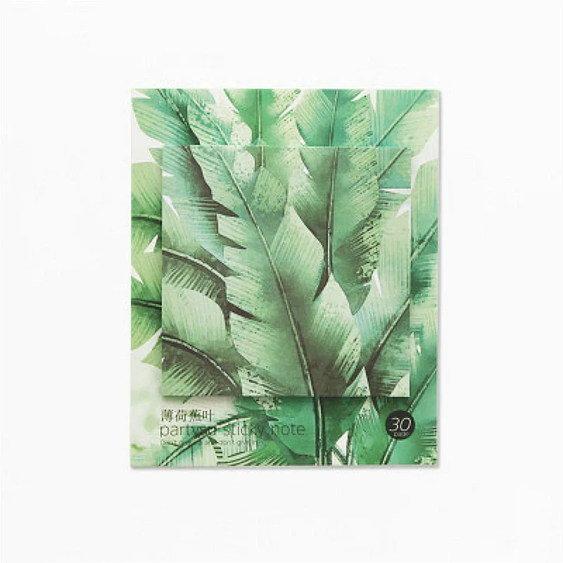 

8 Style 30Pcs/set Kawaii Cute Banana Leaf Stickers for Home Decor on Laptop Sticker Decal Fridge Skateboard Doodle Toy