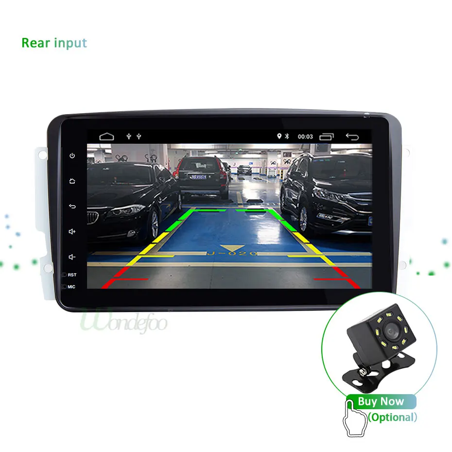 Perfect DSP Android 9.0 4G 64G 2 DIN DVD For Benz W209 W203 W168 W463 W163 M ML Viano W639 Vito Vaneo E-W210 GPS Radio Player IPS Screen 28